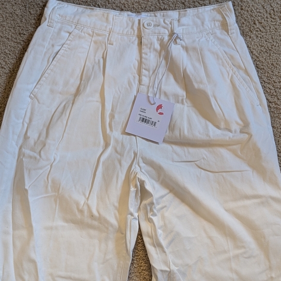 New With Tags Pistola Alabaster Ellery Trouser Pants White Size 26 - Picture 5 of 8